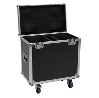 Roadinger Flightcase 2x Ip Tmh-h420 With Wheels