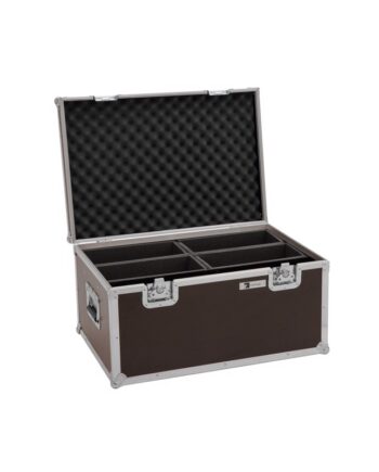 Roadinger Flightcase 4x Led   7c-12 Silent Slim Spot