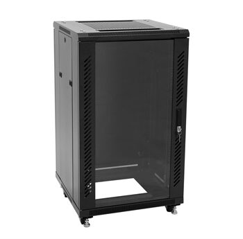 Roadinger Ssc-16 Steel Cabinet With Glass Door 16u