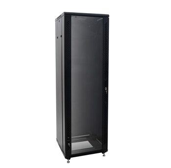Roadinger Ssc-40 Steel Cabinet With Glass Door 40u