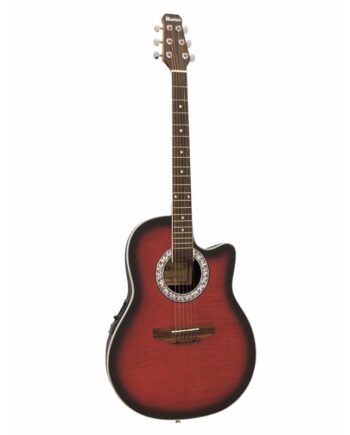 Roundback Guitar  Dimavery Rb-300  Rød