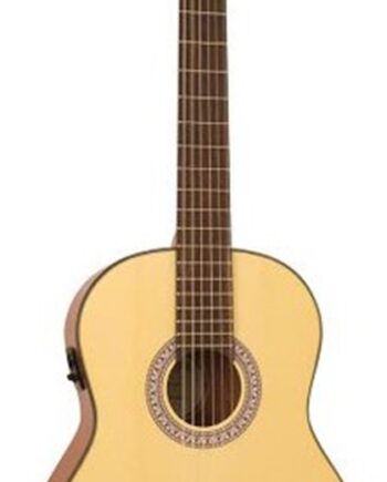 Santana B8 Eq V2 Klassisk     Guitar Med Pickup Og Tuner Natur