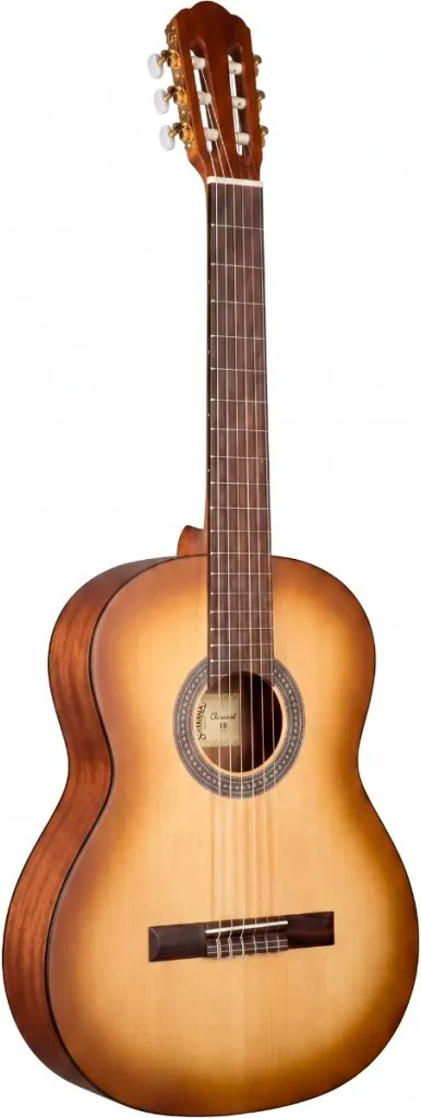 Santana Classical 18 Klassisk Guitar Brown Burst