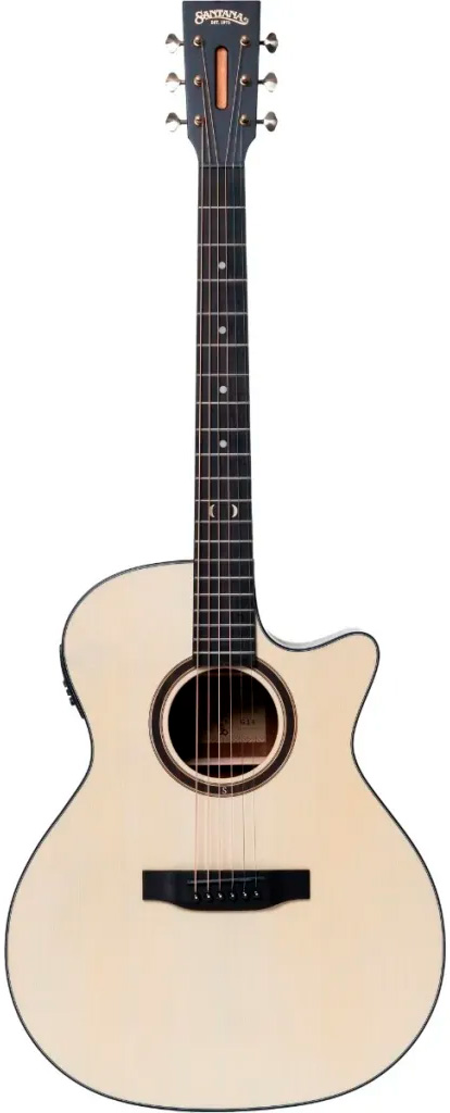 Santana Player G14 Western Guitar Med Pickup Tuner Og Cutaway Natur
