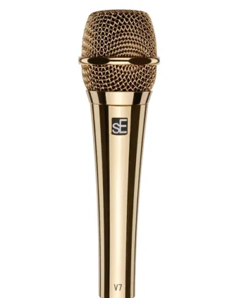 Se Electronics V7 Supercardioid Dynamisk Vokal Mikrofon Gold