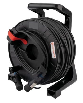 Seetronic Fiberoptiskkabel 100   På Kabelrulle