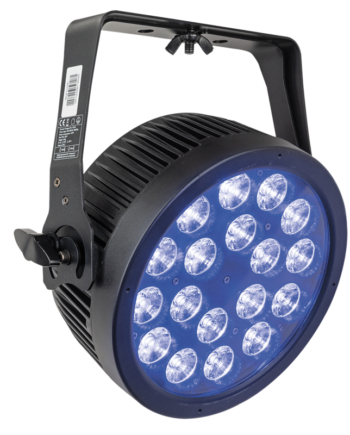 Showtec Compact Par 18 Q4 18x     Rgbw Led Par Black