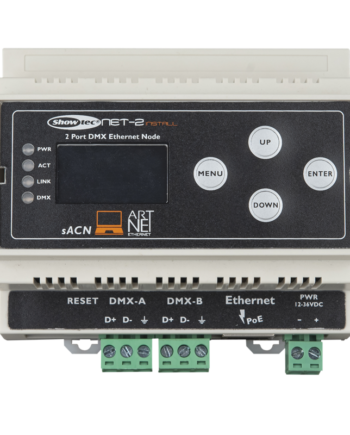 Showtec Net-  Install Din Skinne  Konverterer Art-net Eller Sacn Til Dmx512