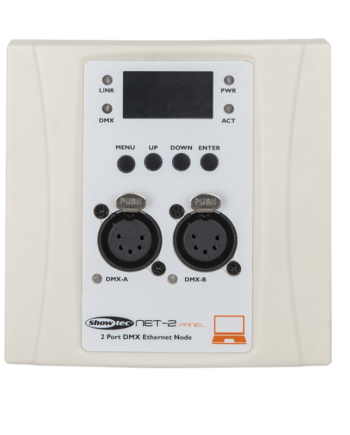 Showtec Net-  Panel  -pin Hvidt Kabinet
