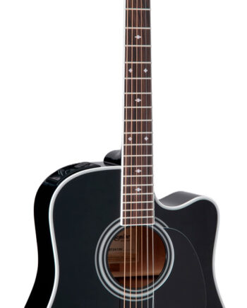 Takamine Ef341sc Western Guitar Med Pickup Og Cutaway Sort