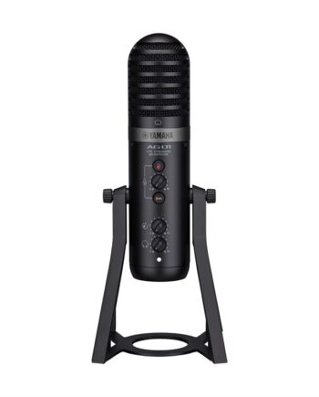 Yamaha Ag01 Live Streaming Usb-mikrofon Med Integreret Mixer  Software Inkluderet  Sort