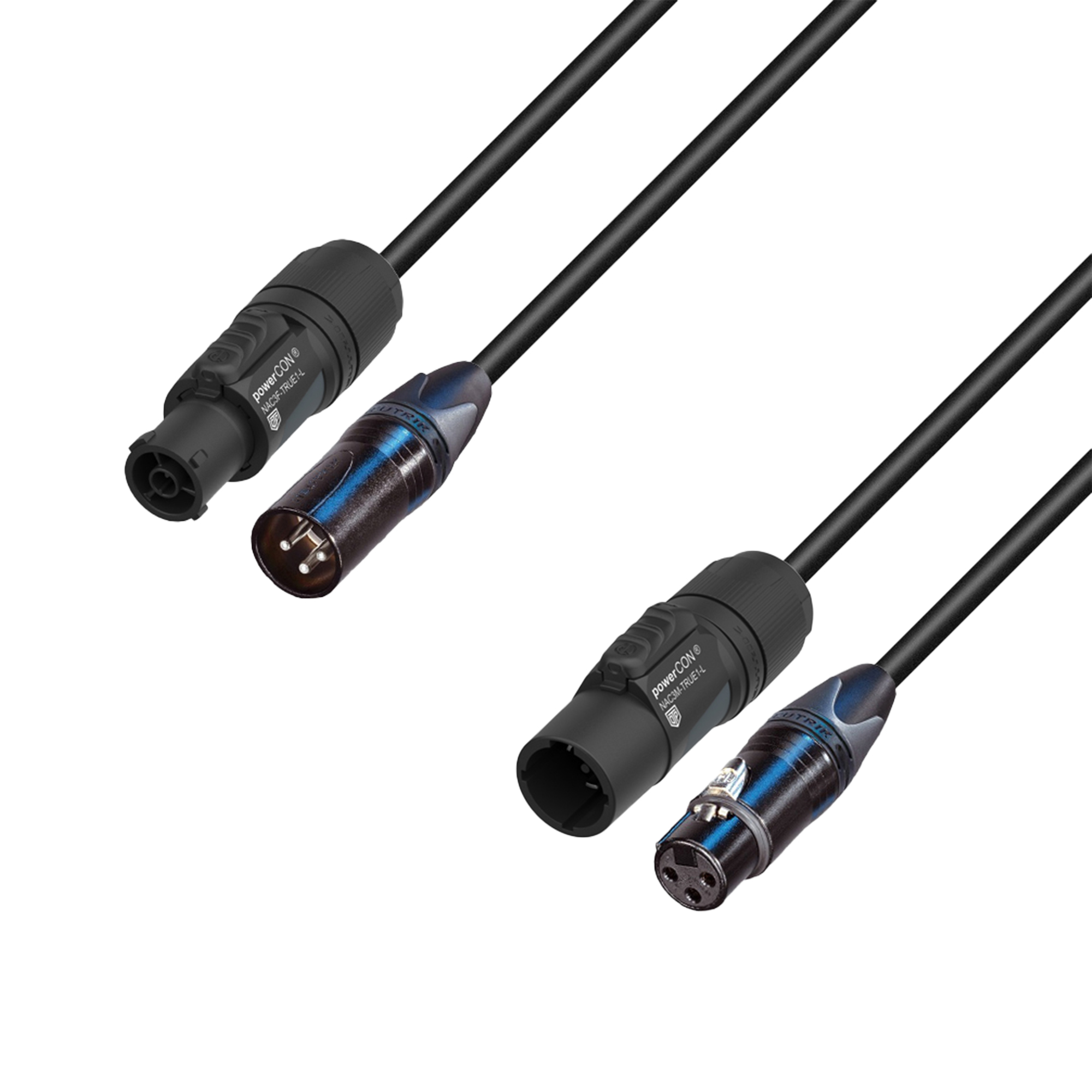 Ah   Star   Tcon   Kombi Kabel Med Neutrik 3pol    Og True1 Link 10 Meter