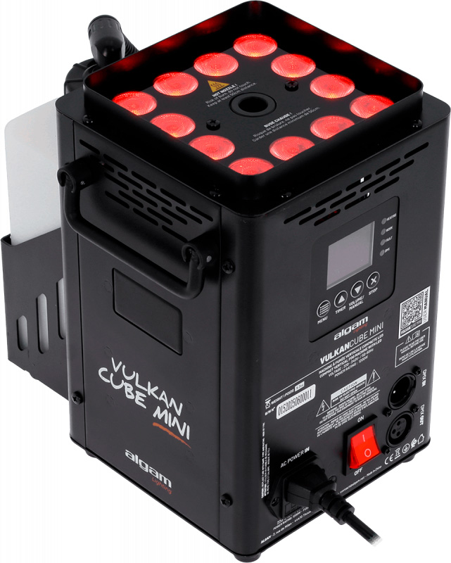 Algam Lighting Vulkan-cube-mini Vertikal Røgmaskine Med Led Lys  Dmx Og Remote 1200w