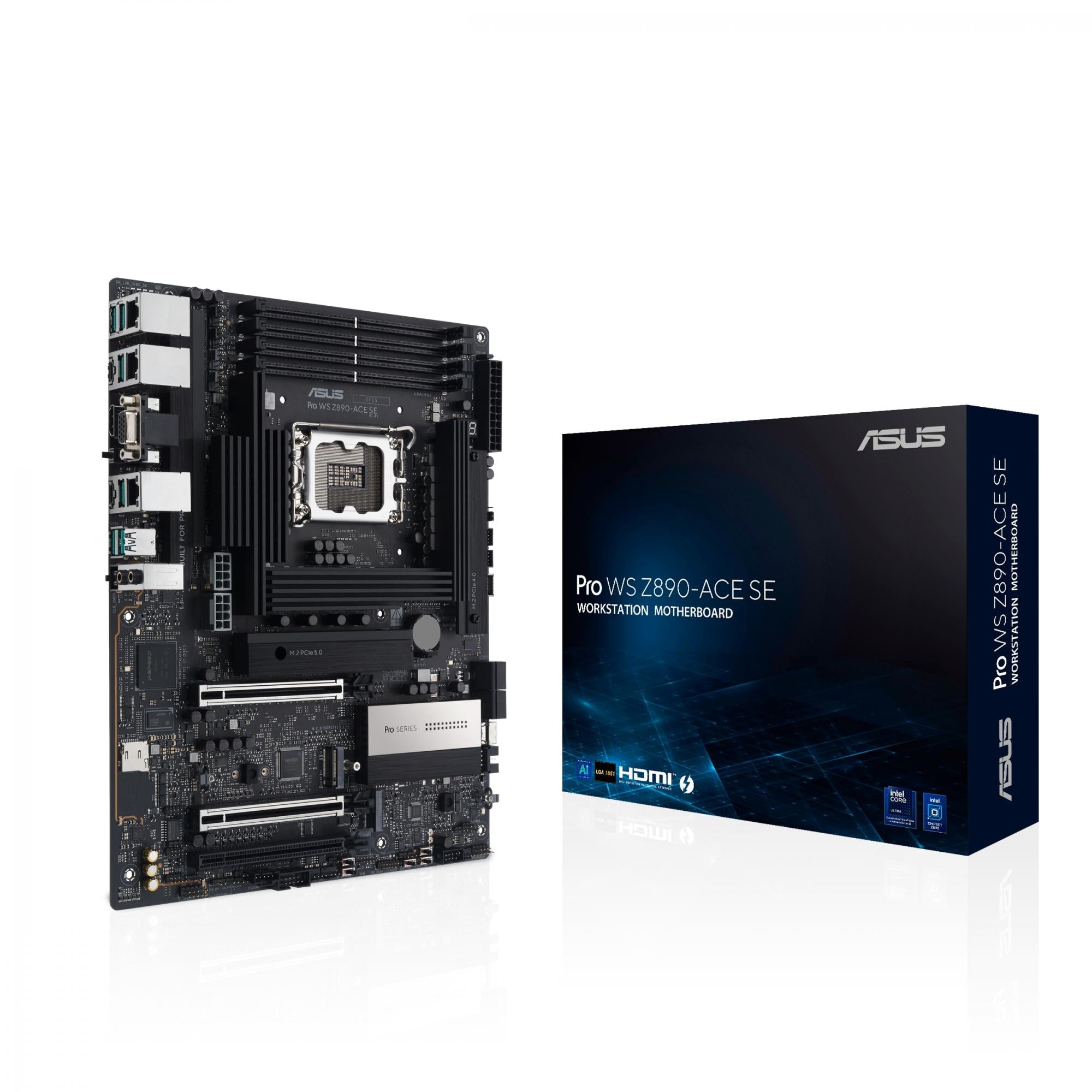 Asus Pro Ws Z890-ace Se  Atx  Z890  Lga 1851  Ddr5  Bundkort Geekd Dk