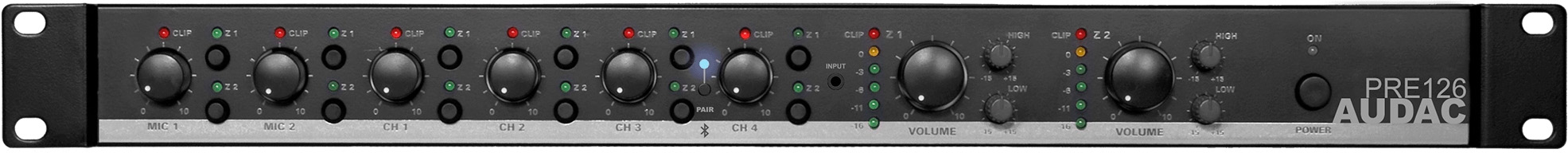 Audac Pre126 Zonemixer Med Bluetooth Demo Model