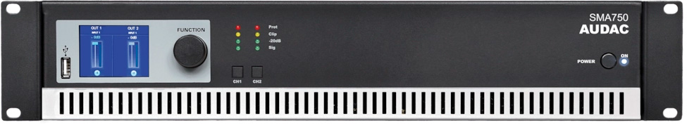 Audac Sma750 Forstærker 2x750w   Ohm