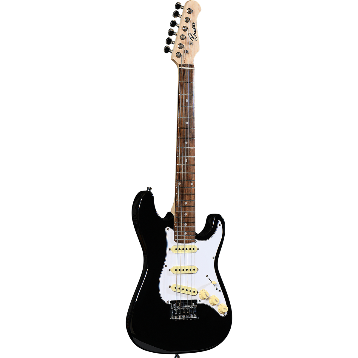 Beaton Legend Mini Bk Børne-el-guitar Sort