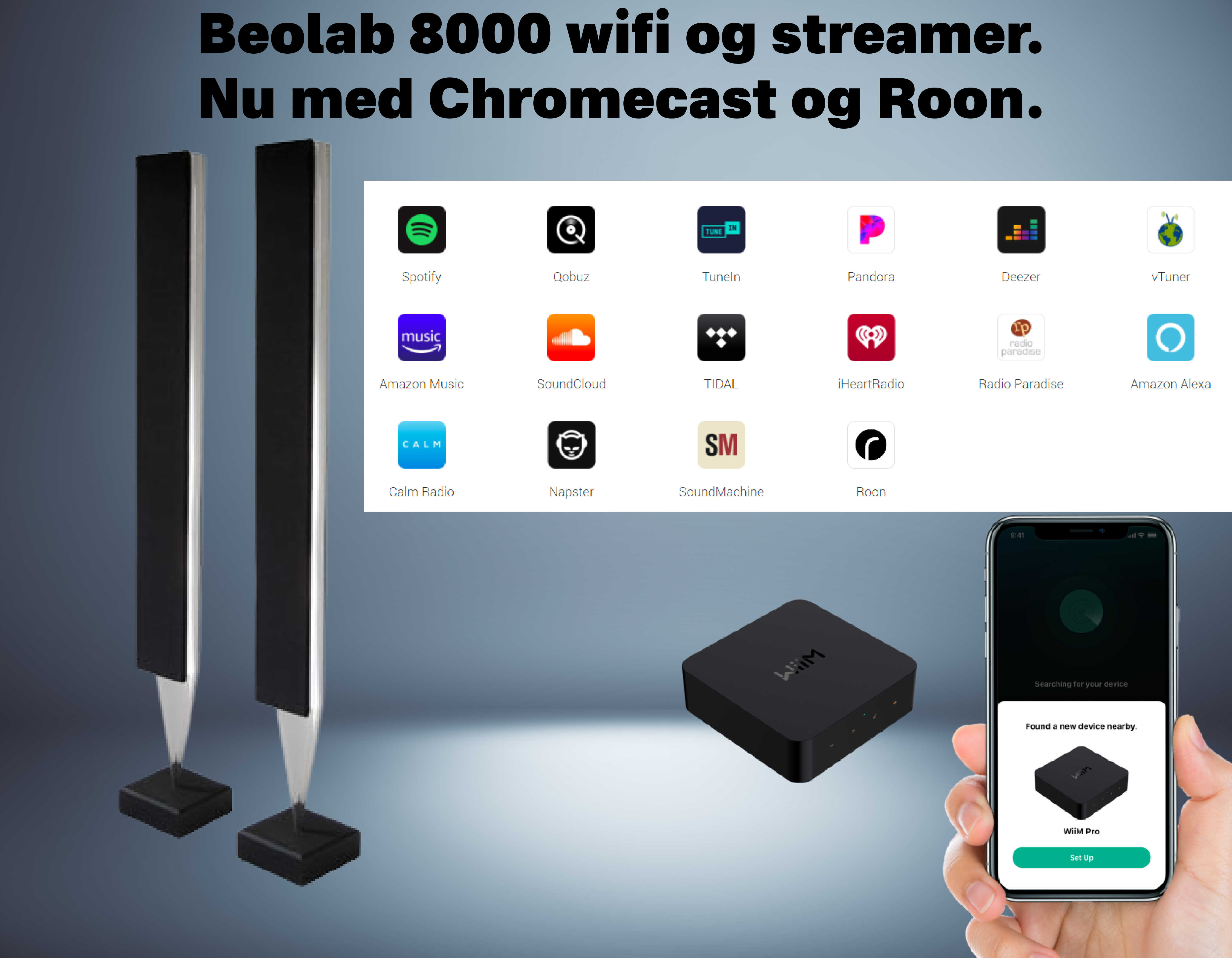 Beolab 8000 Streamer Med Wifi  Bluetooth  Chromecast   Roon