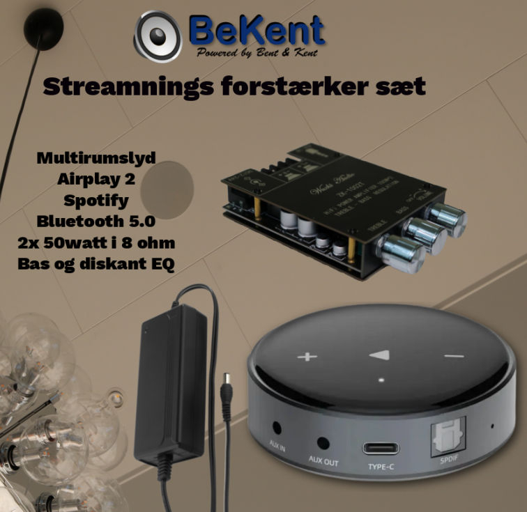 Budgetvenligt Streamingsæt Wifi  Airplay     Bluetooth