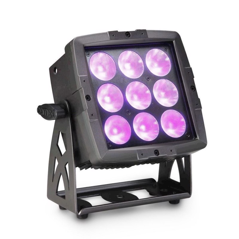 Cameo Flat Pro Flood 600 Ip65 Outdoor Flood Light With     12   Rgbwa   Uv  -in-  Leds