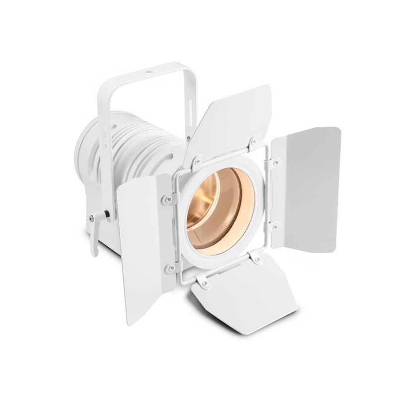 Cameo Theatre Spotlight With Pc Lens And 40 Watt Warm White Led In White Housing Ts 40 Ww Wh