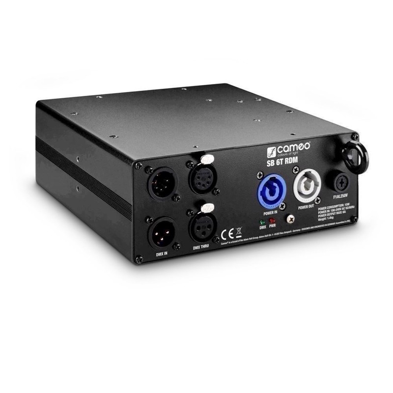 Cameo  -output Dmx Rdm Splitter Booster With   And  -pin Connectors Sb 6t Rdm