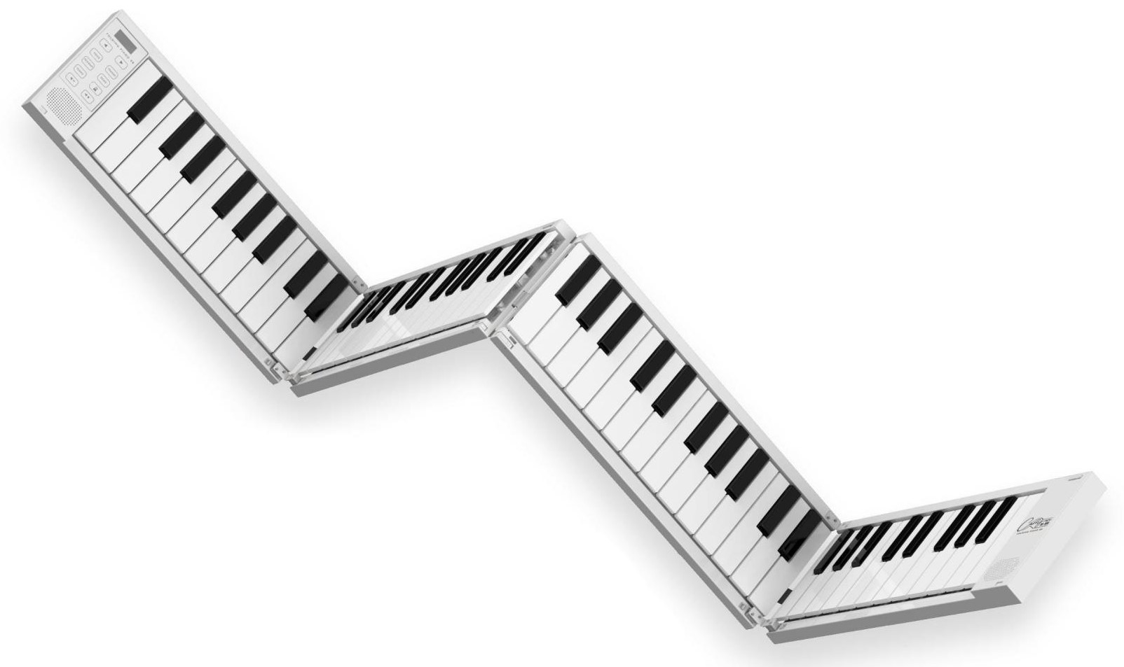 Carry On Fp88t Folding Piano Hvid