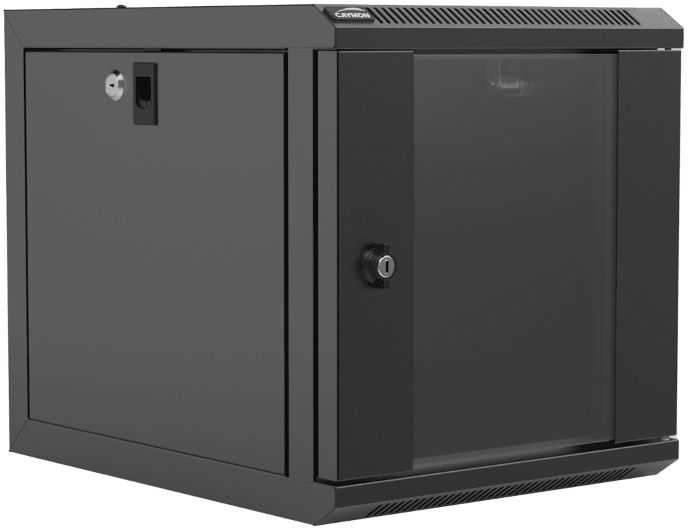 Caymon Npr406     10   Quot  Rackskab Til Væg 6unit D420 Sort