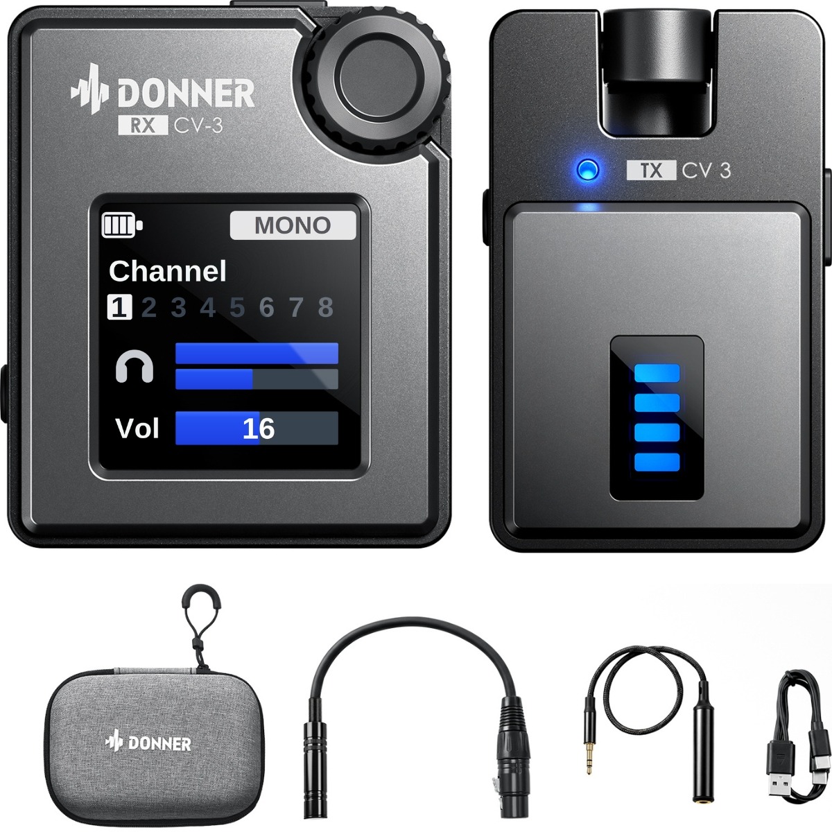 Donner Cv-  Trådløs In-ear Monitor