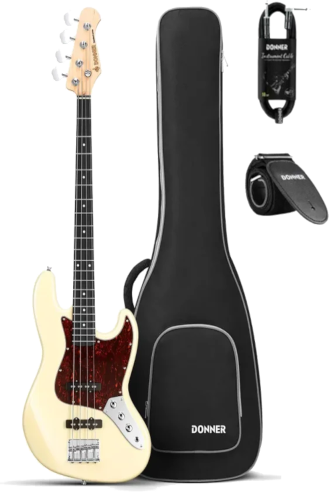 Donner Djb-510b El-bas Med Gigbag Olympic White