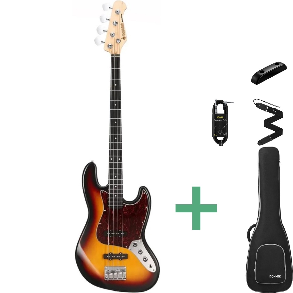 Donner Djb-510d El-bas Sunburst
