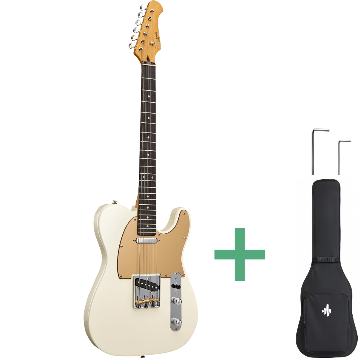 Donner Dtl-600 El-guitar Wintage White