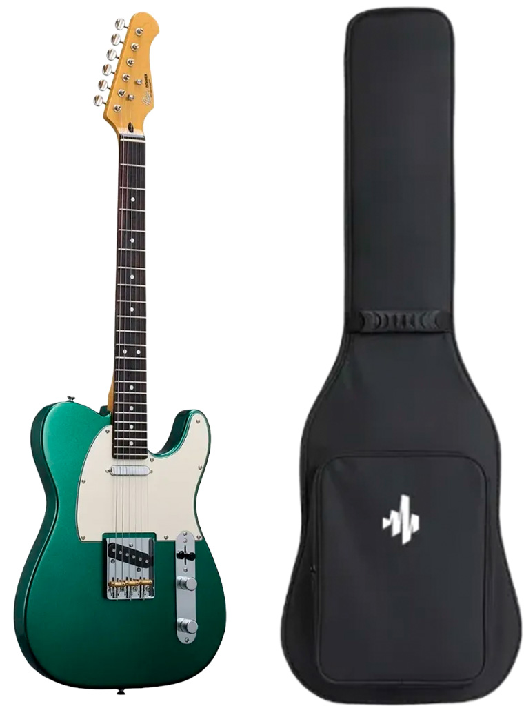Donner Dtl-600 Elguitar Green Metallic