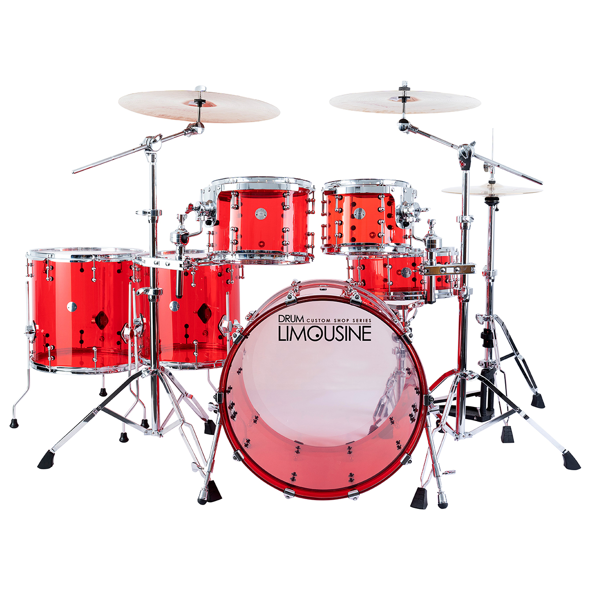 Drum Limousine Custom Shop Acrylic 22 Rd Trommesæt Rød