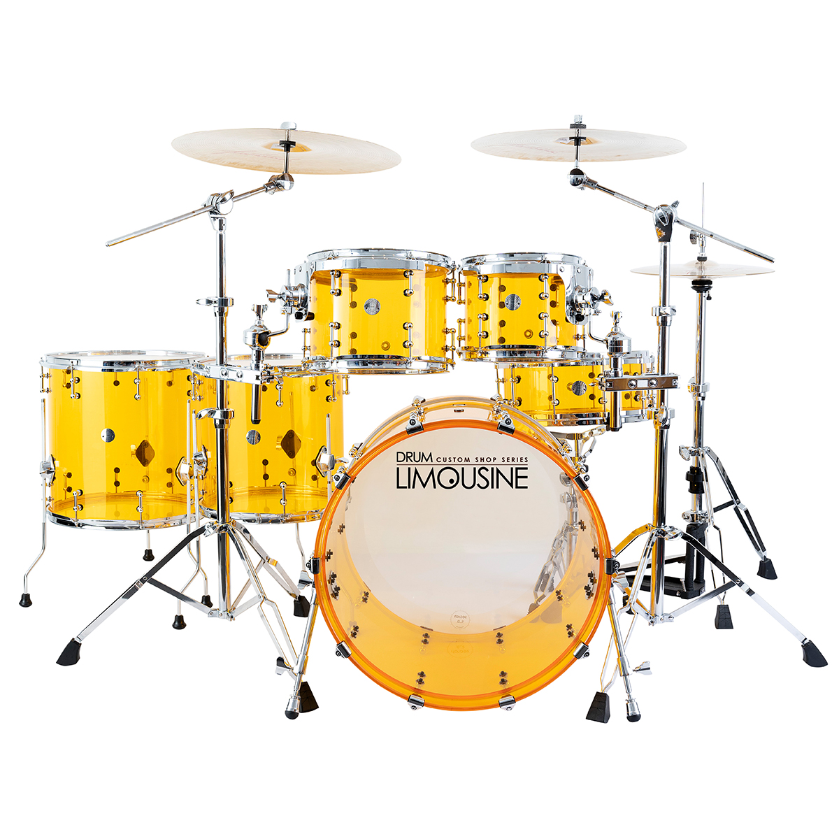 Drum Limousine Custom Shop Acrylic 22 Yl Trommesæt Gul