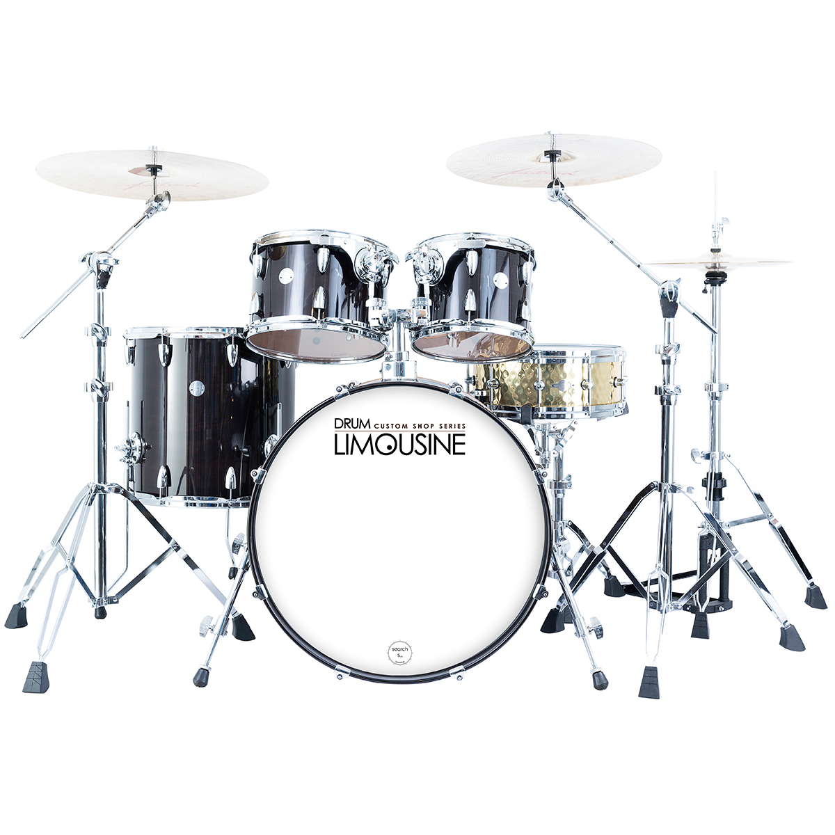 Drum Limousine Custom Shop  22 Bk Trommesæt Sort