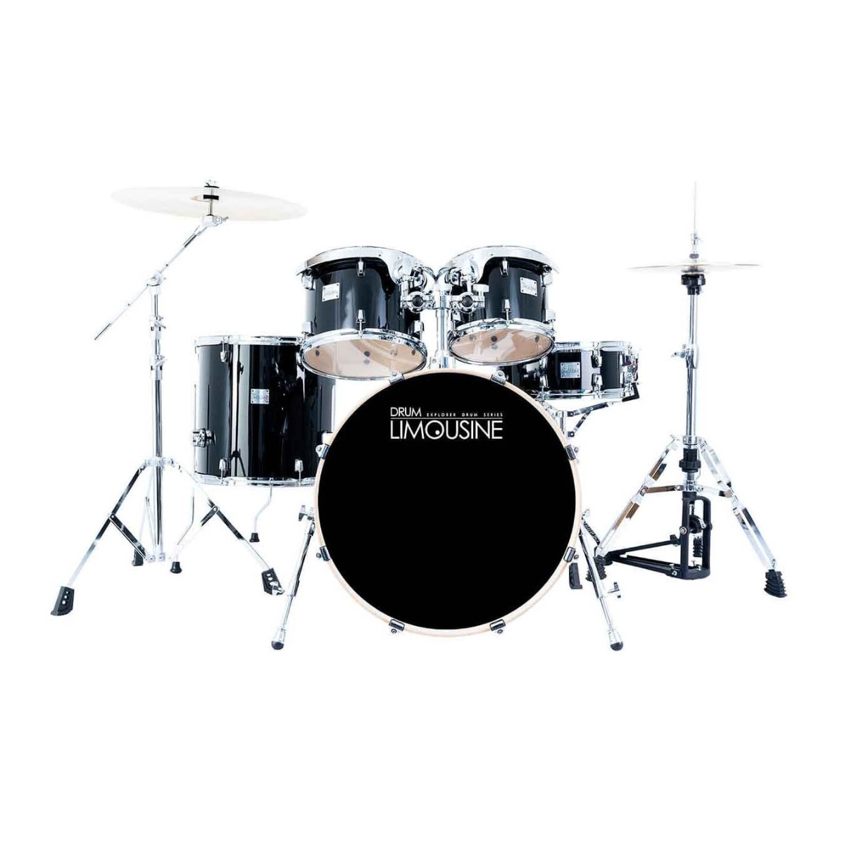 Drum Limousine Explorer 22 Bk Trommesæt Piano Black