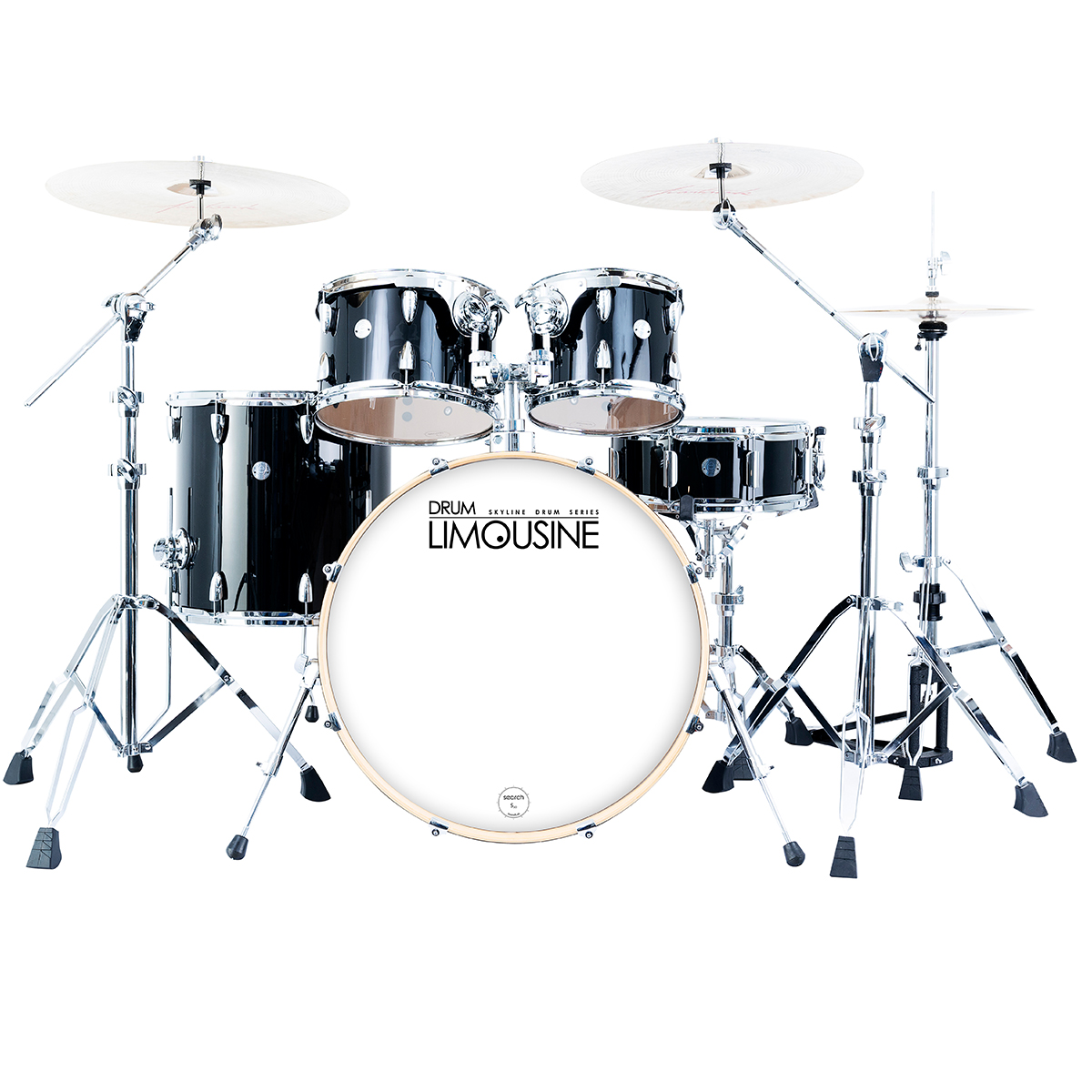 Drum Limousine Skyline 22 Bk Trommesæt Sort