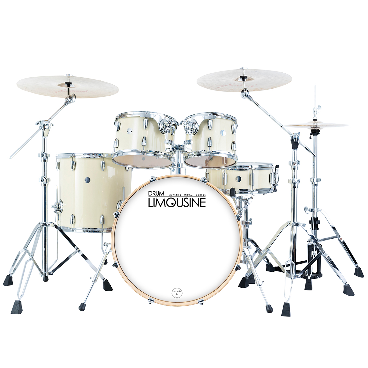 Drum Limousine Skyline 22 Cr Trommesæt Creme