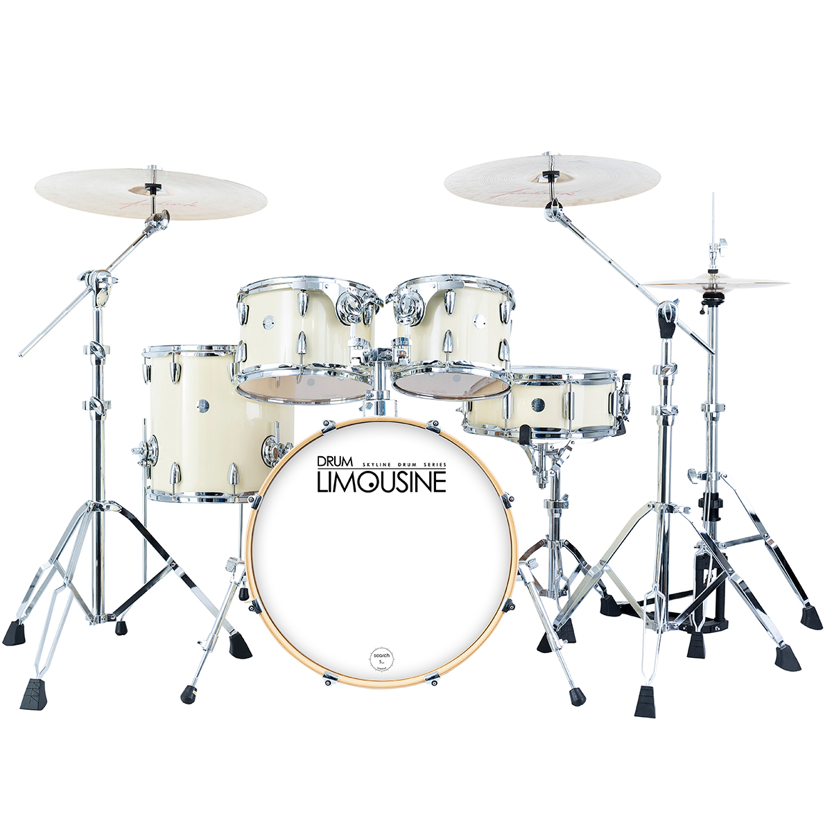 Drum Limousine Skyline 20 Cr Trommesæt Creme