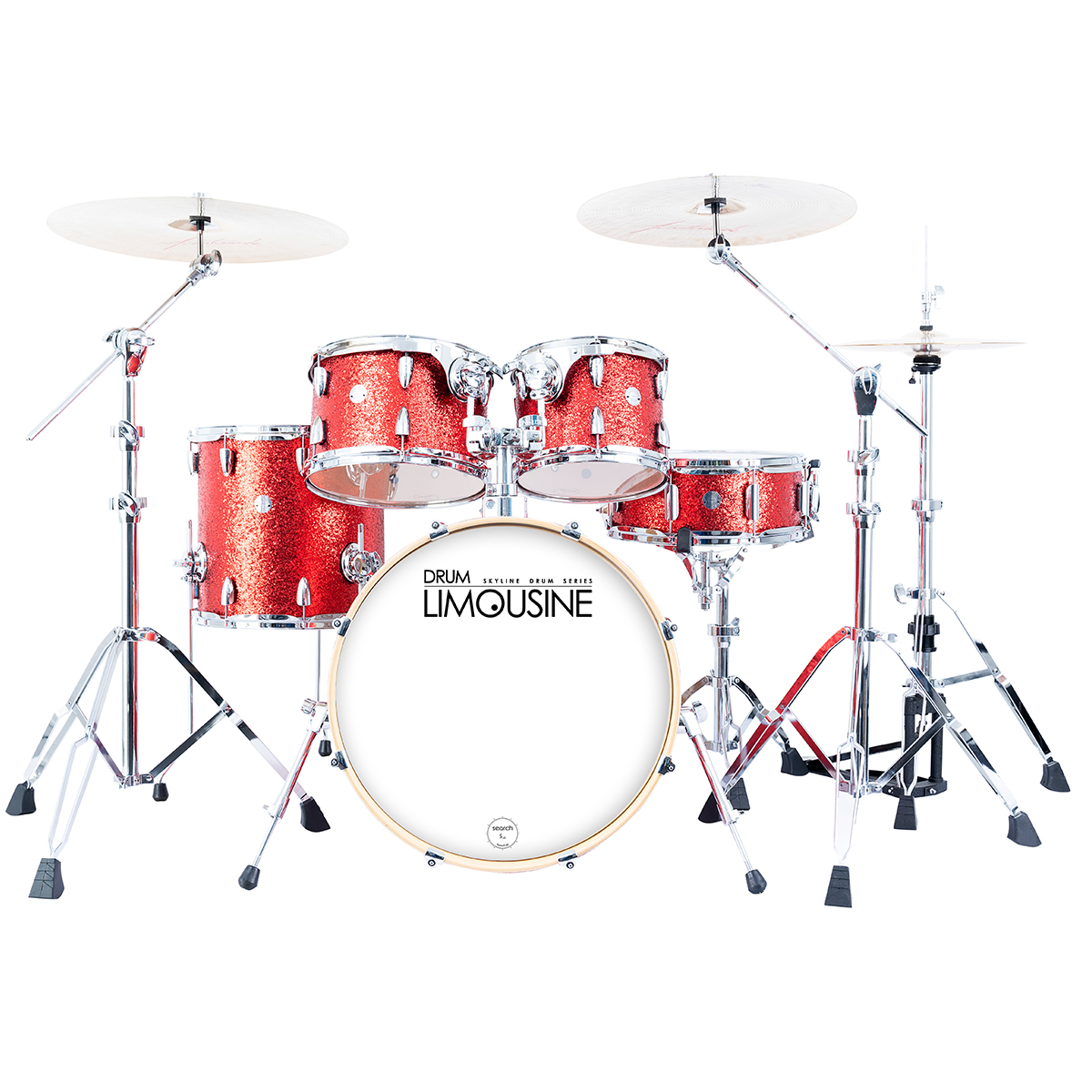 Drum Limousine Skyline 20 Rs Trommesæt Red Sparkle