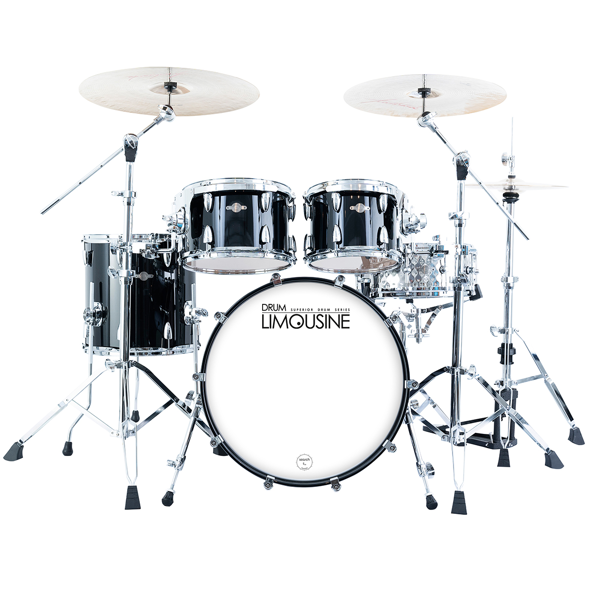 Drum Limousine Superior 20 Bk Trommesæt Piano Black