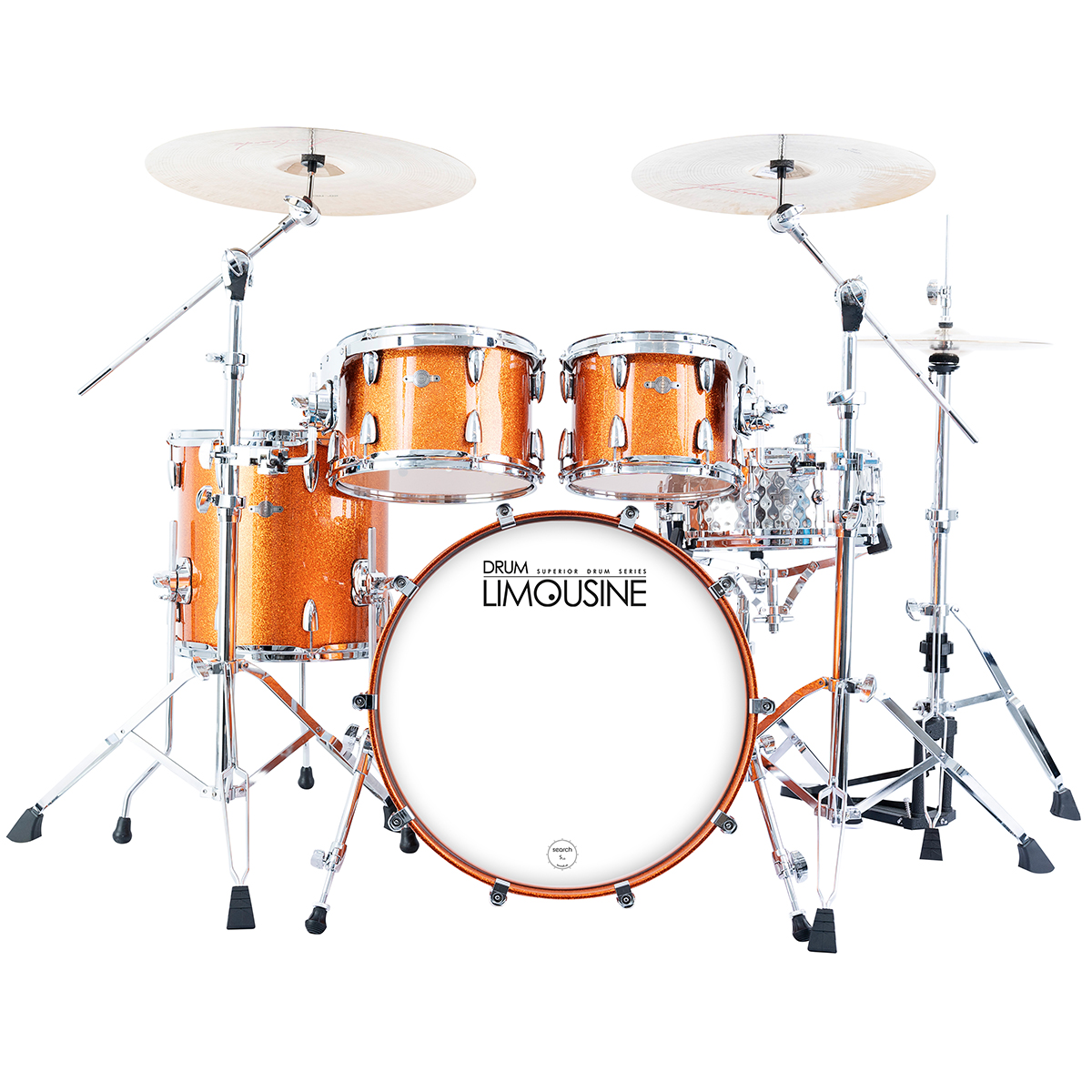 Drum Limousine Superior 20 Cs Trommesæt Cobber Sparkle