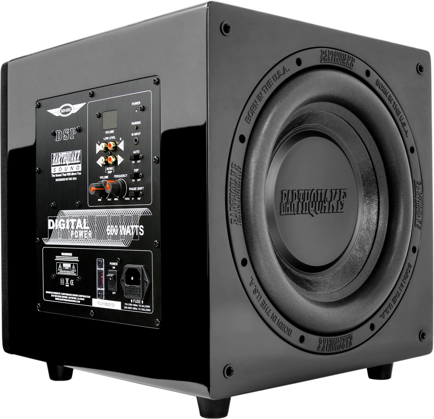 Earthquake Minime Dsp P12 Subwoofer Dsp-kontrol   Høj Spl Performance