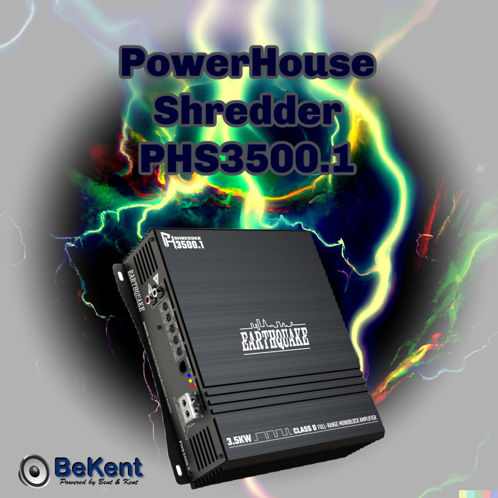 Earthquake Phs3500   Kraftfuld Bilstereo Forstærker 3500w Rms