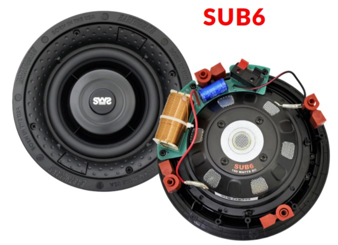 Earthquake Sub- : Slank   Quot  Indbygnings-subwoofer 300w   Ohm