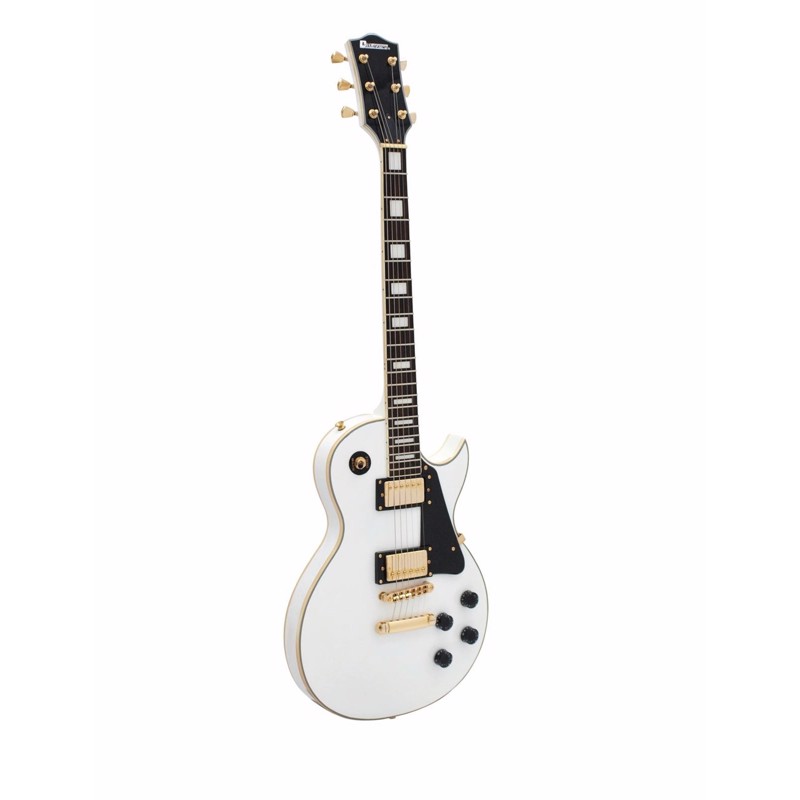 Elguitar Les   Style Dimavery Lp-520  Hvid Guld