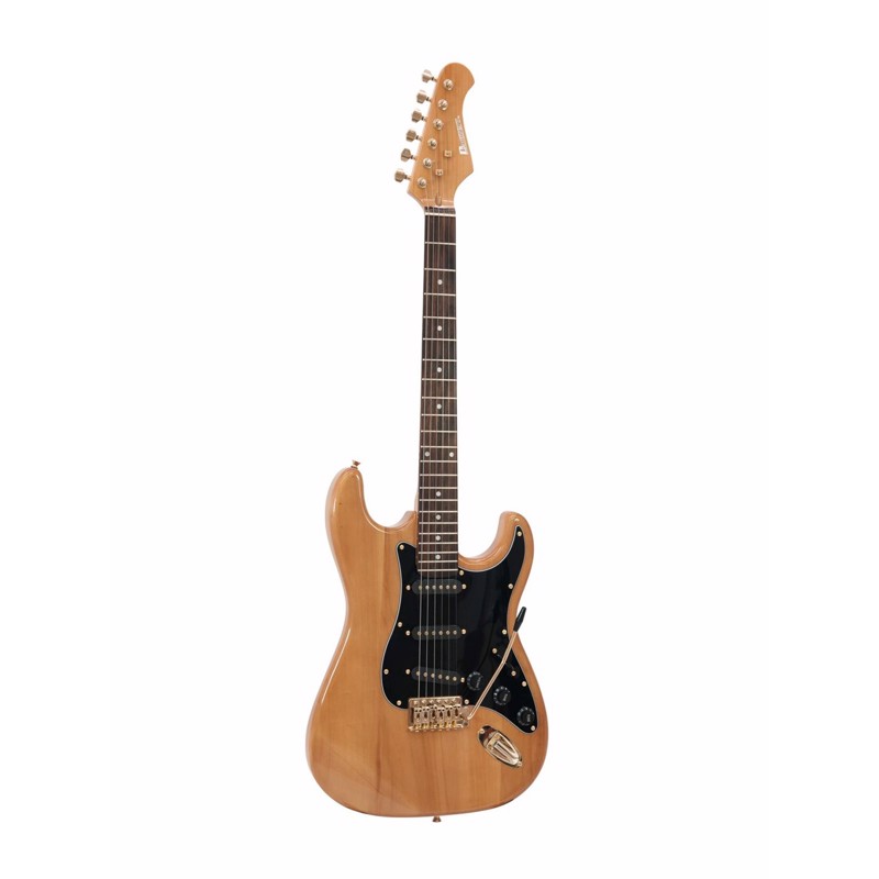 Elguitar Strat Style  Venstre Dimavery St-303  Amber