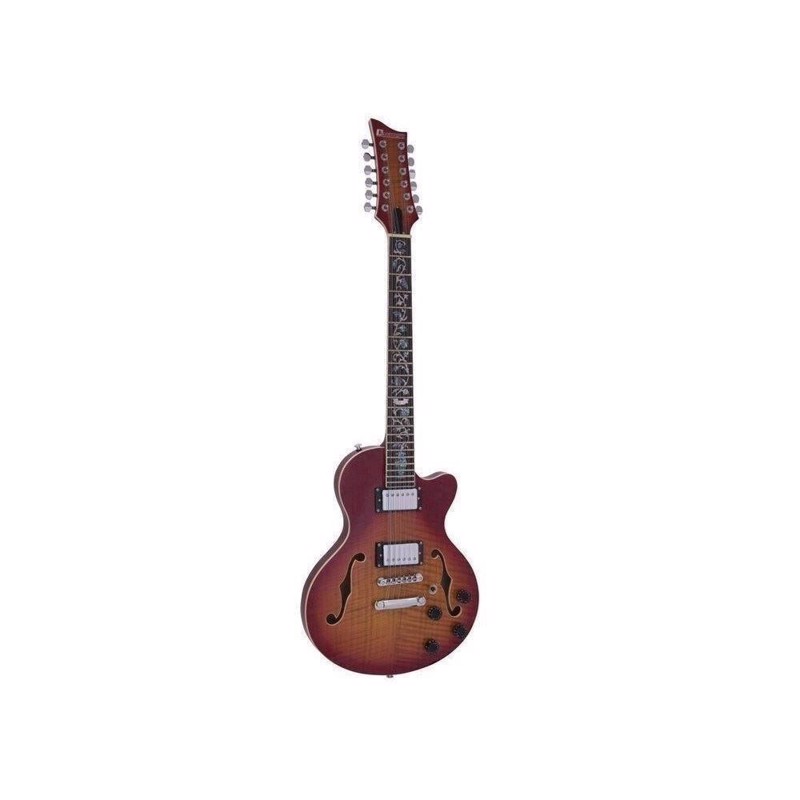 Elguitar 12 Strenget Dimavery Lp-612  Sunburst