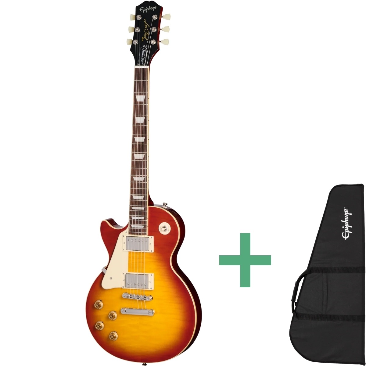 Epiphone Les Paul Standard 50s Lh Venstrehånds-el-guitar Heritage Cherry Sunburst